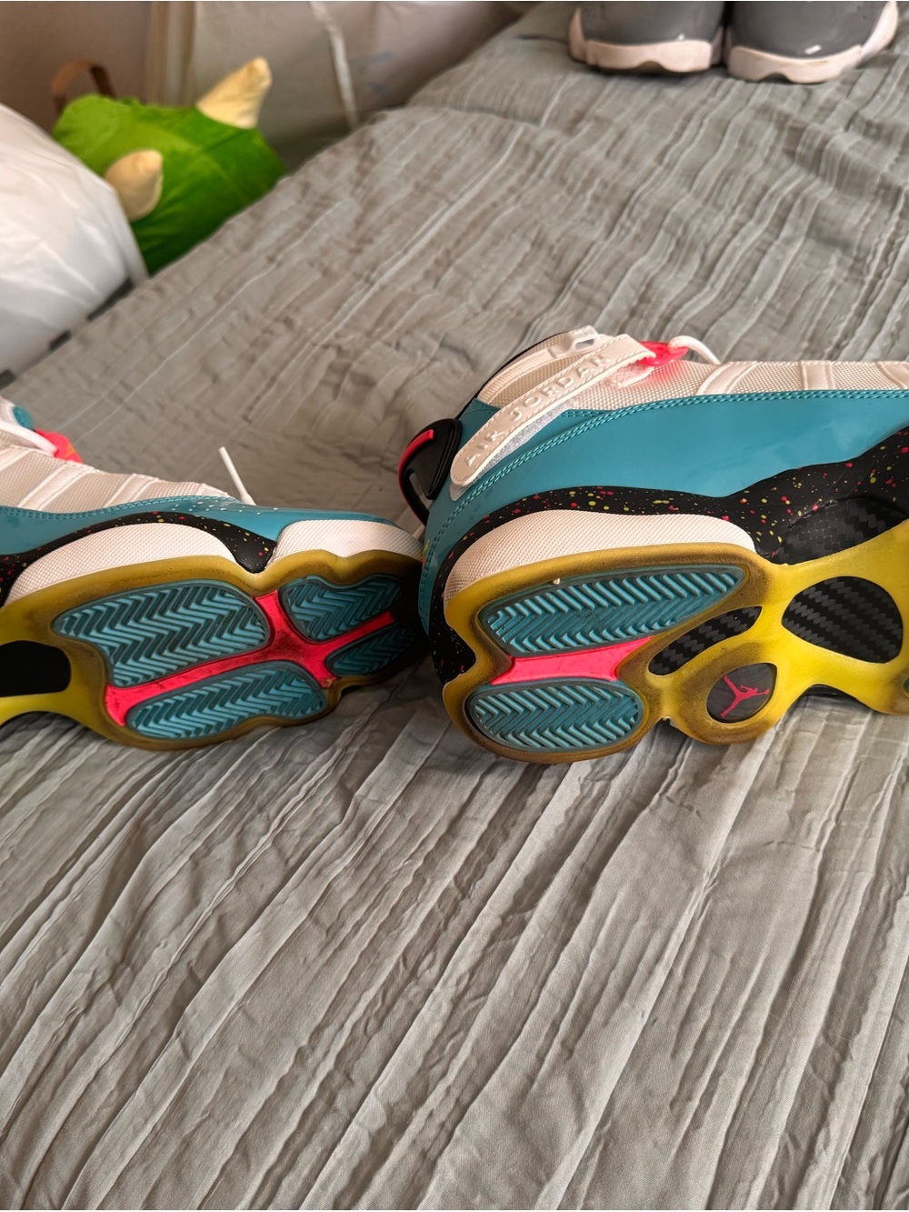 Jordan 6 Rings Blue Fury Cyber Pink - Picture 4 of 4